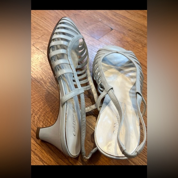 Coldwater Creek Gray Strappy Sandals size 9M - Picture 8 of 11